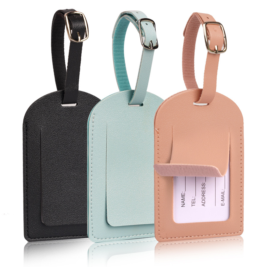 Travel Accessories Unique - Etichette per Bagagli in Pelle PU