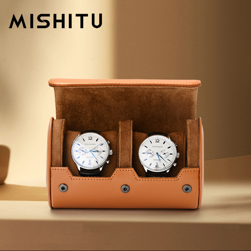 Travel Accessories Organizer Bag - MISHITU 1/2/3-Slot Orologio Rotolo di Immagazzinaggio