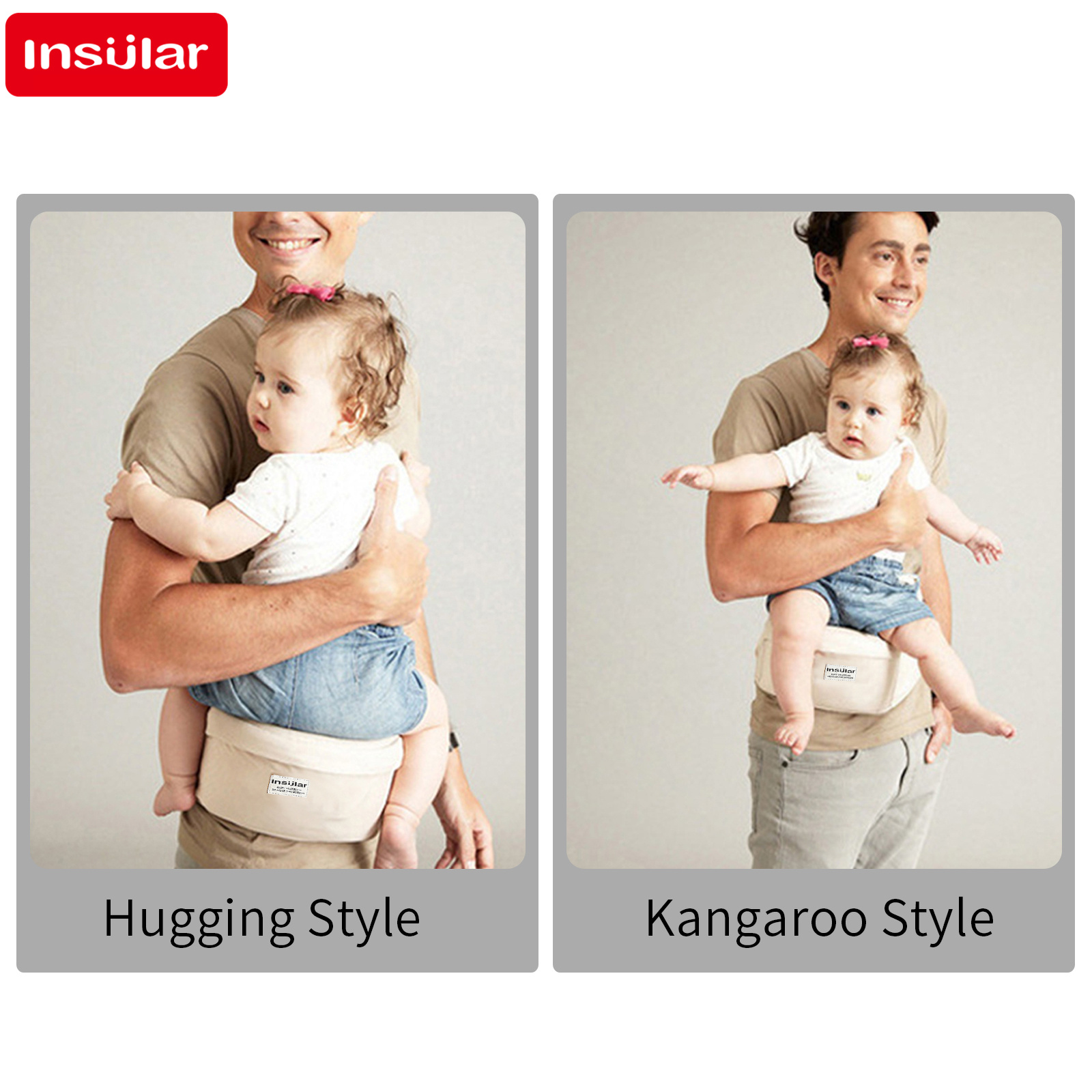 Travel Accessories For 1 Year Old - Marsupio per seggiolino per bambini sgabello