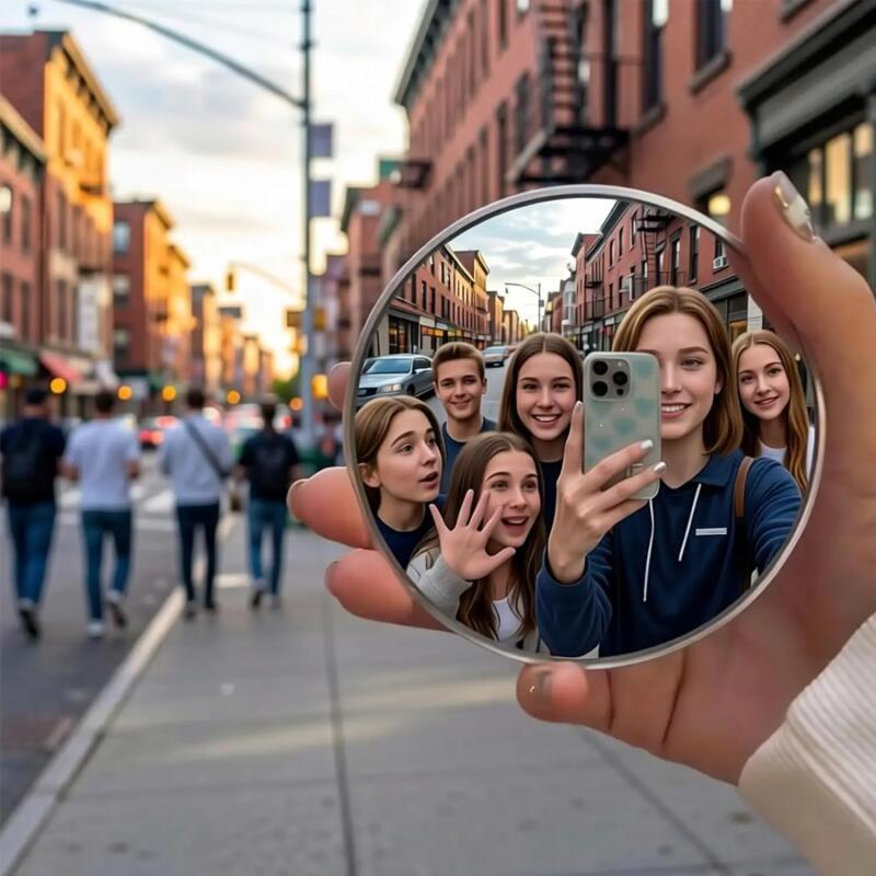 Travel Video Accessories - Specchio per Selfie Portatile, Specchio Convesso