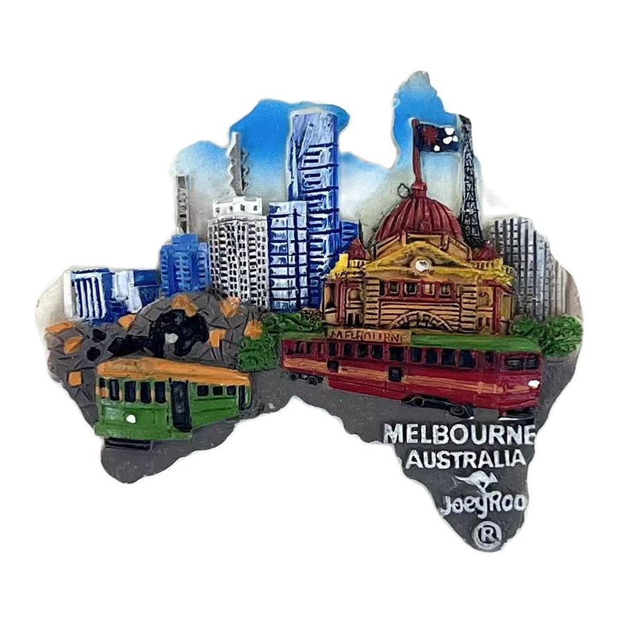 Travel Accessories Melbourne - Magnete per frigorifero in Australia Souvenir