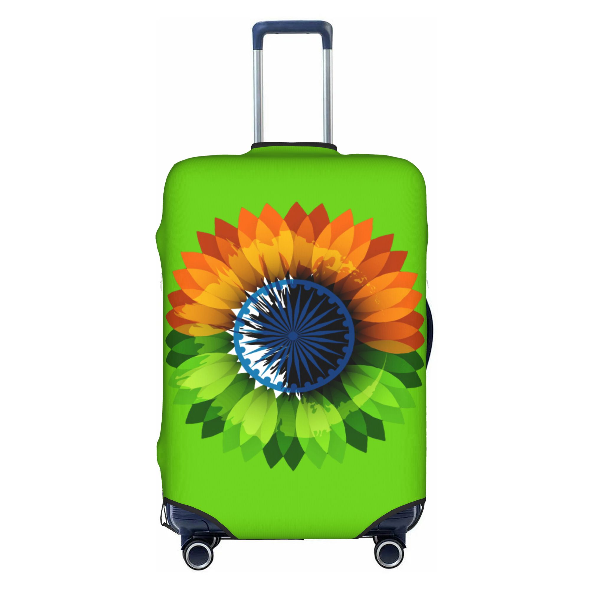 Travel Accessories India - Copri valigia patriottico indiano lavabile con
