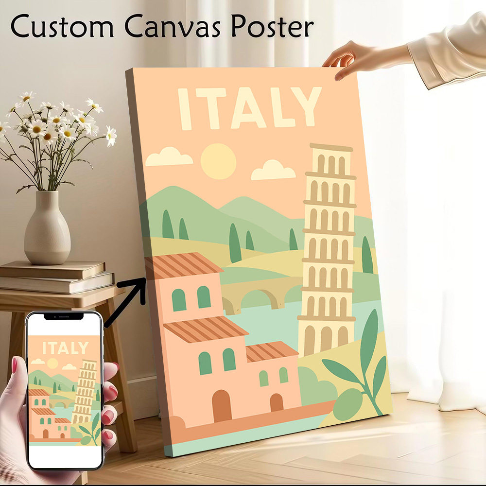 Poster su Tela di Viaggi in It - Travel Accessories Italy recensione e prezzo