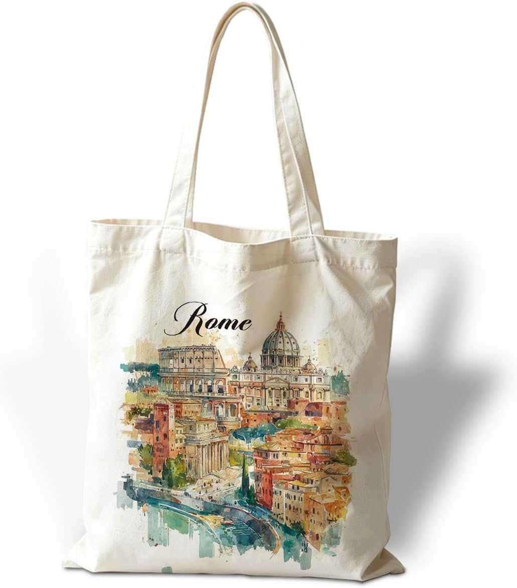 Borsa tote in tela con stampa  - Travel Accessories Italy recensione e prezzo