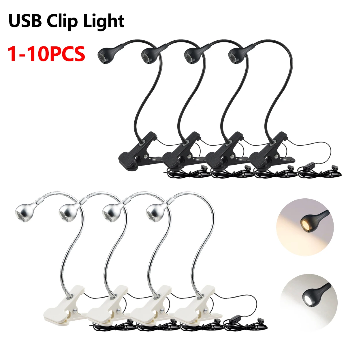 Lampada da lettura a clip USB  - Book Light Flexible recensione e prezzo