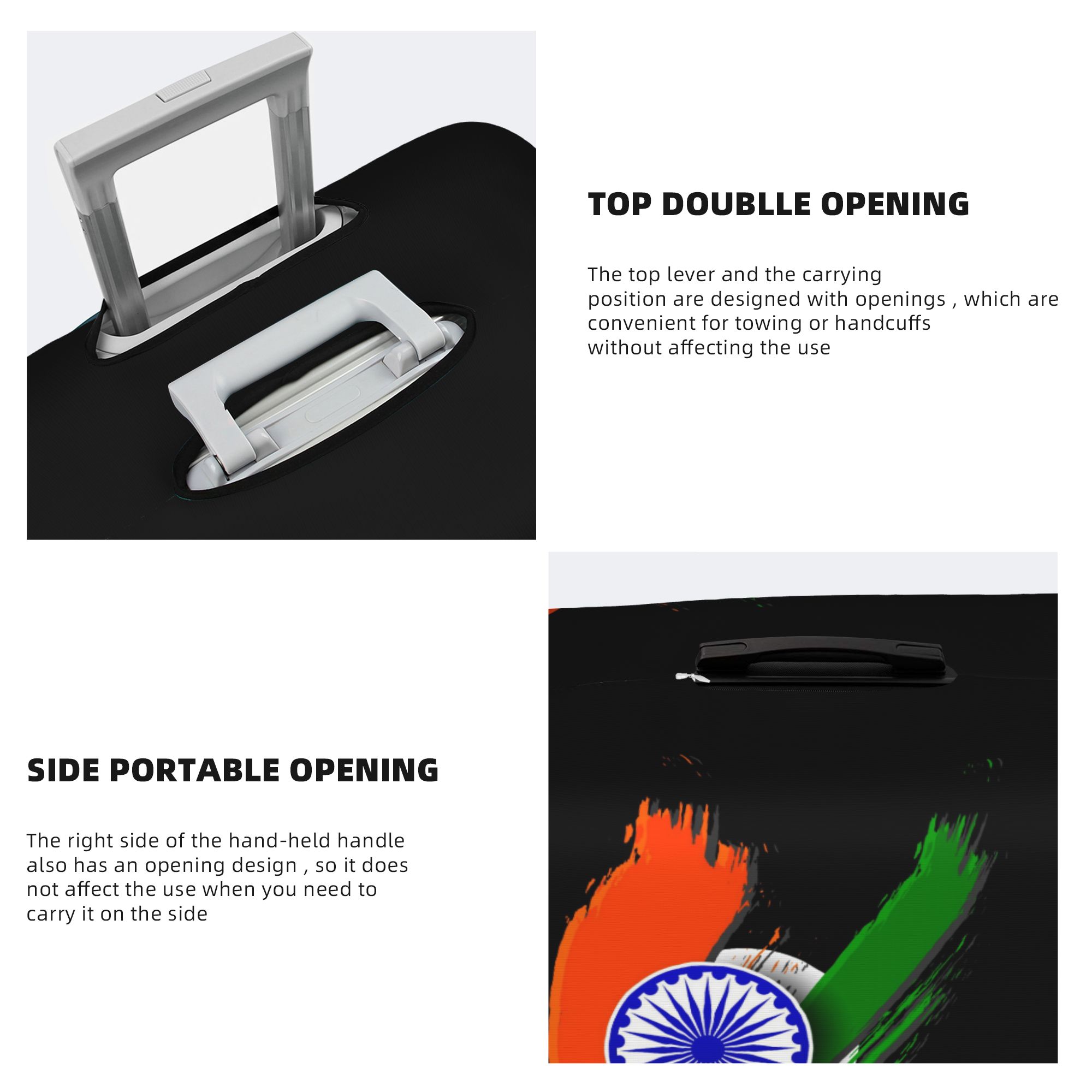 Copertura per valigia con band - Travel Accessories India recensione e prezzo