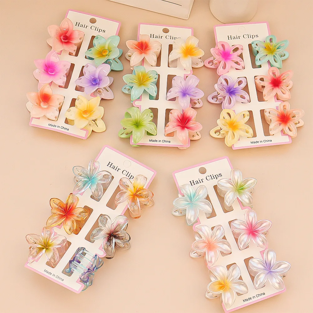6 pezzi moda fiore trasparente - Travel Hair Accessories recensione e prezzo