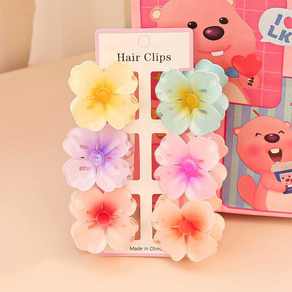 6 pezzi moda fiore trasparente - Travel Hair Accessories recensione e prezzo