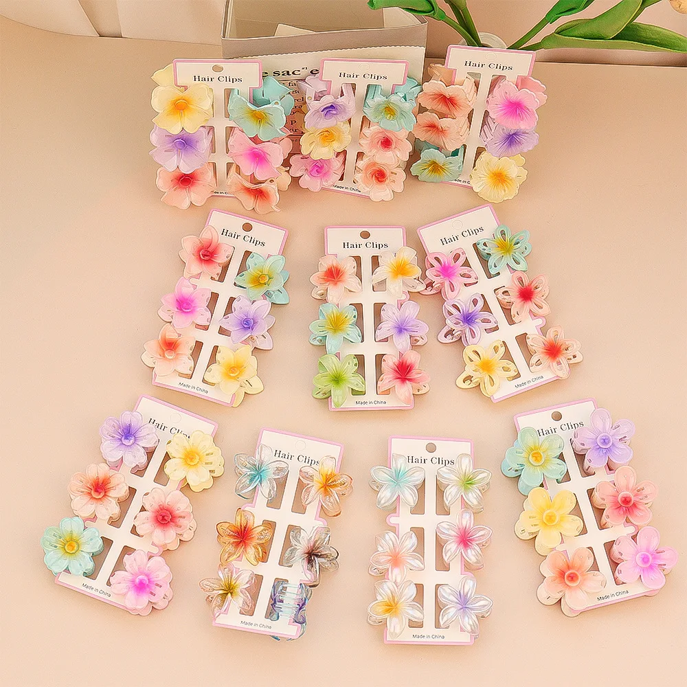 6 pezzi moda fiore trasparente - Travel Hair Accessories recensione e prezzo