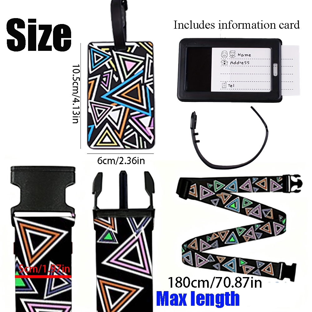 Set di 2 cinghie per bagagli c - Travel Accessories Gear recensione e prezzo