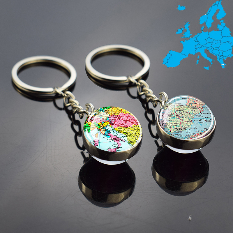 Portachiavi con mappa dei paes - Travel Accessories Italy recensione e prezzo