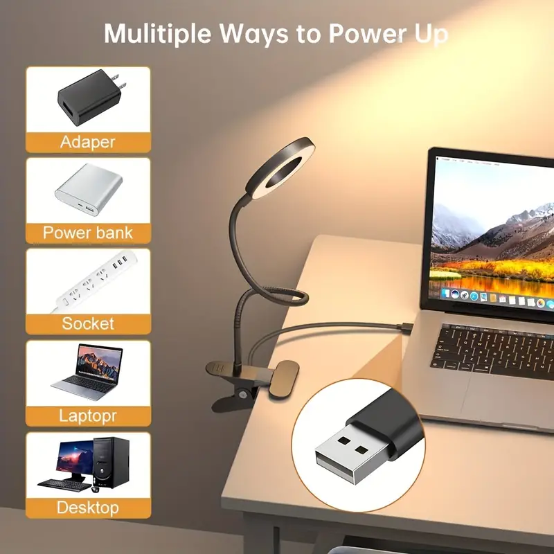 Lampada da scrivania con clip  - Book Light Flexible recensione e prezzo
