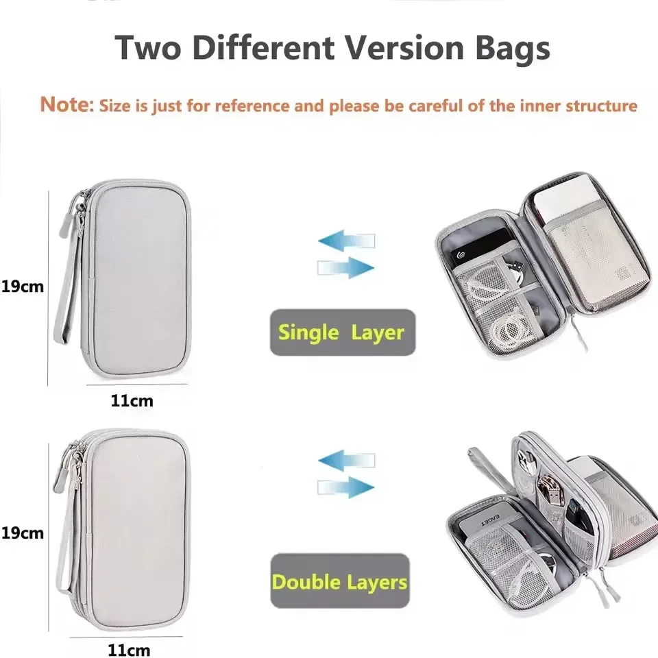 Borsa da Viaggio per Cavi, Cus - Travel Accessories Organizer Bag recensione e prezzo