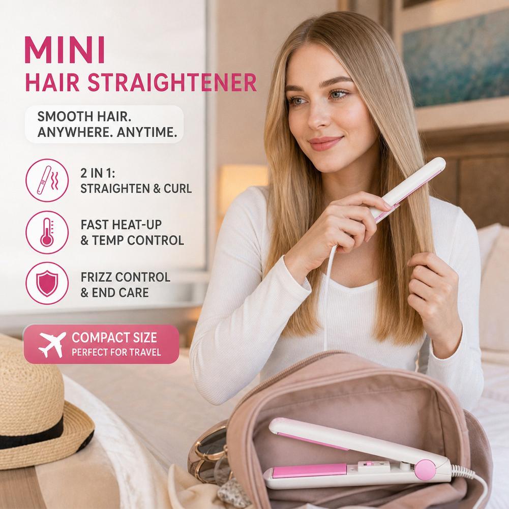 Nuova Mini Piastra per Capelli - Mini Iron Travel recensione e prezzo