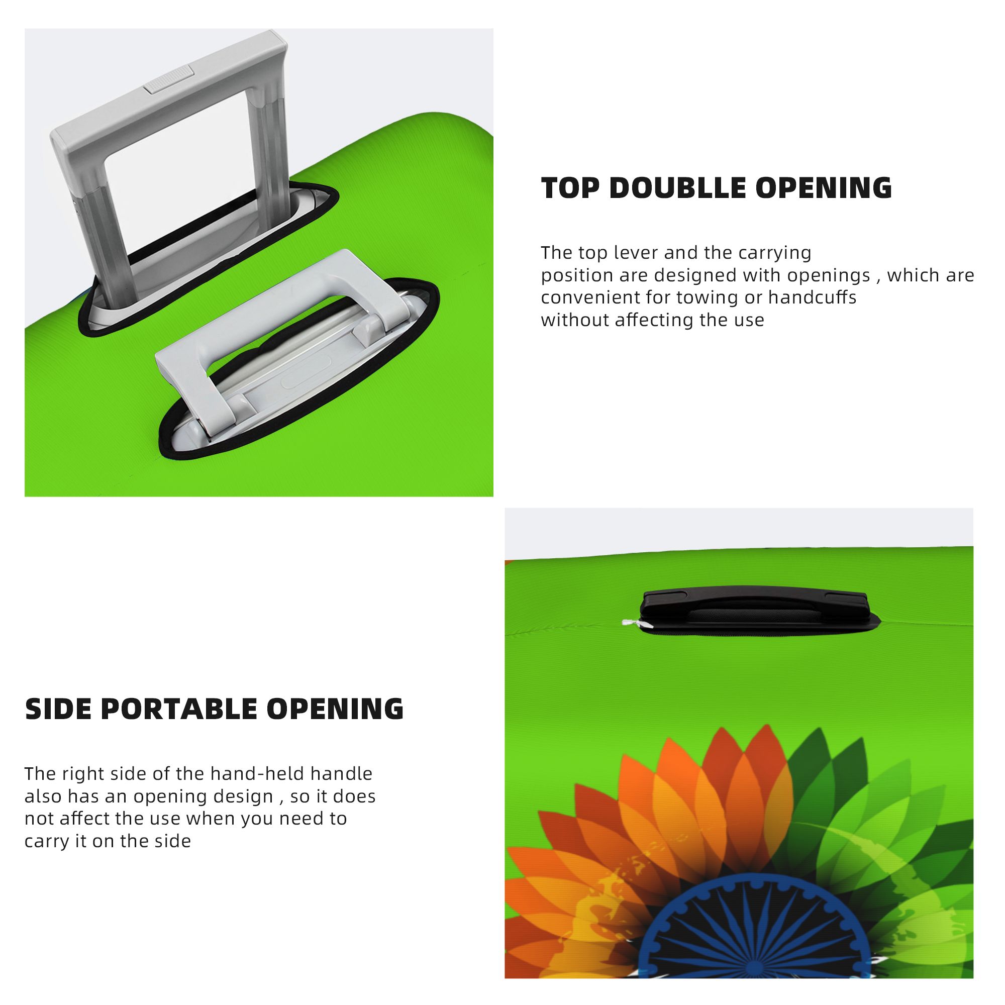 Copri valigia patriottico indi - Travel Accessories India recensione e prezzo